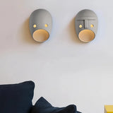 Moderne Design Wandleuchte in Maskenform für Wohnzimmer
