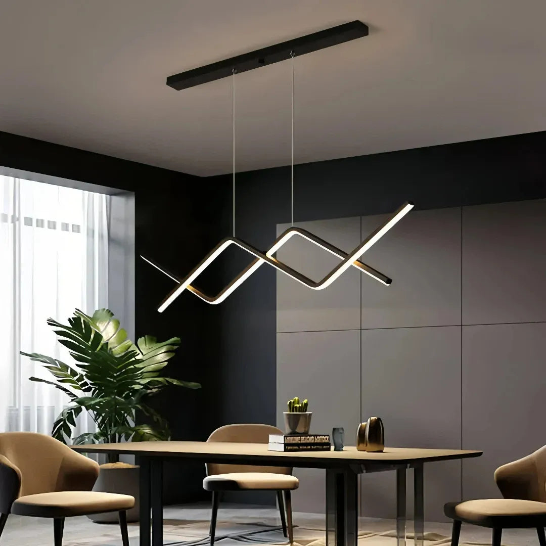 Moderne LED-Pendelleuchte dimmbar für das Esszimmer