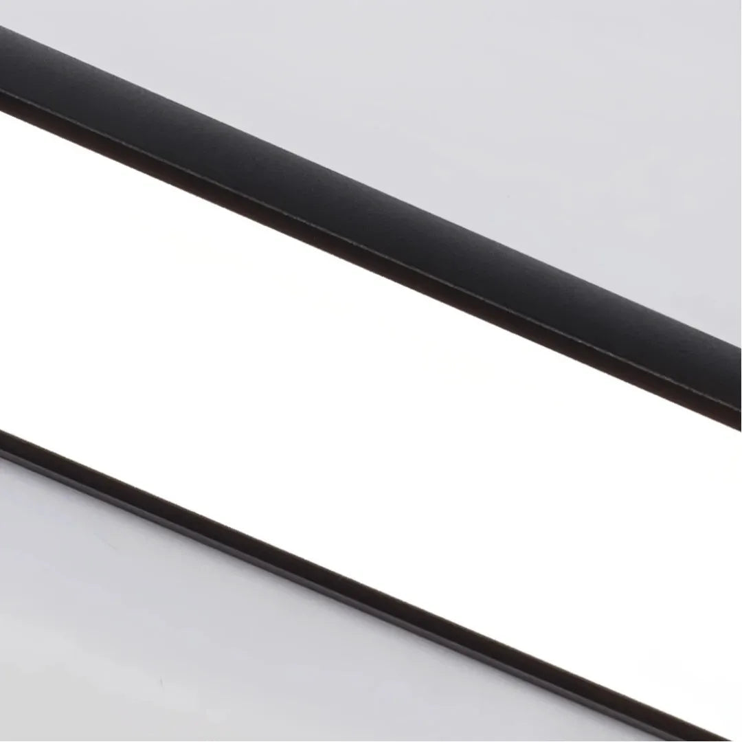 IP65 LED-Außenwandleuchte mit schwarzem Aluminiumgehäuse