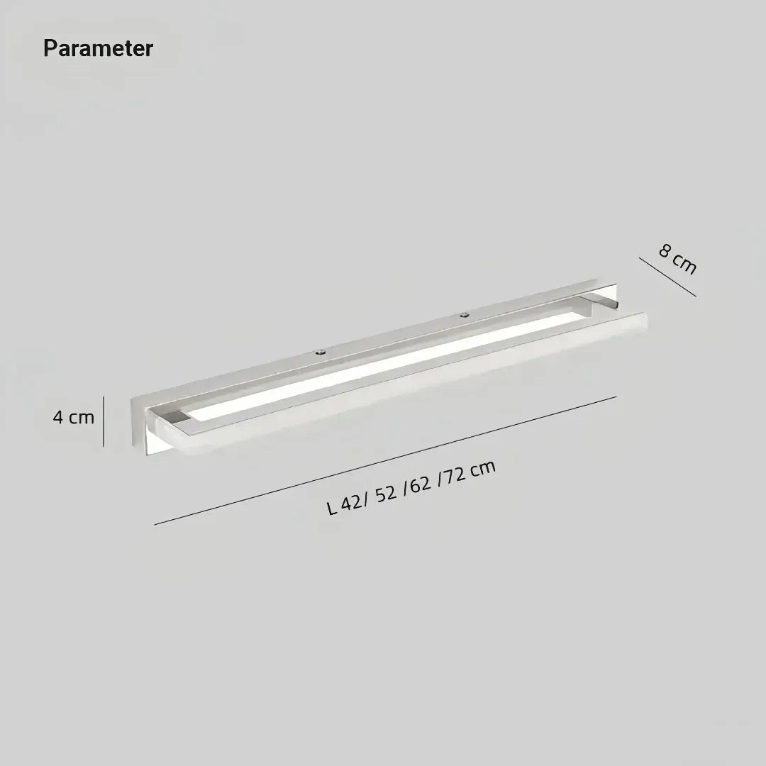 LED-Badleuchte in vier Längen von 42 bis 72 cm