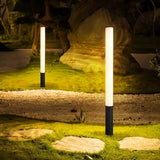 Moderne LED Garten-Wegeleuchte, Schwarz, IP65, 60–150 cm