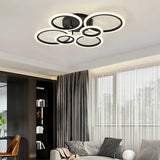 Moderne LED Ring Deckenleuchte fürs Wohnzimmer