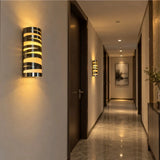 Moderne Up-&-Down-Wandleuchte aus Edelstahl in Chrom