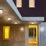 Moderne Runde LED Wandleuchte für den Außenbereich