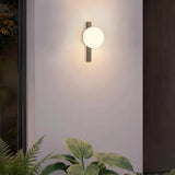 Moderne Außenwandleuchte in Kugelform IP65