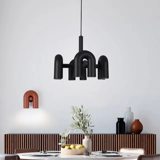 Moderne Design Pendelleuchte mit verstellbarem U-förmigem Lampenkopf