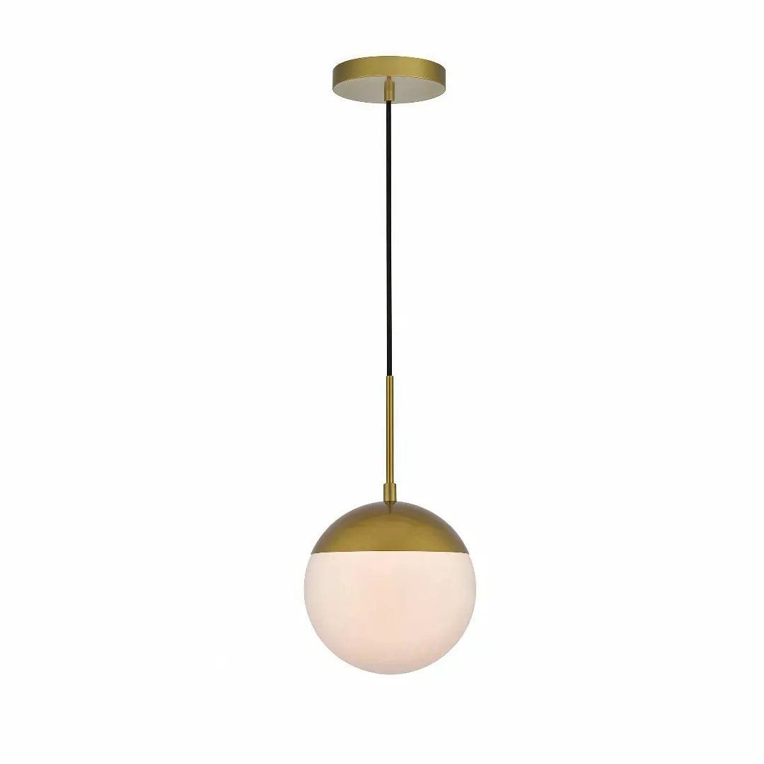 Moderne Glaskugel-Pendelleuchte für das Esszimmer