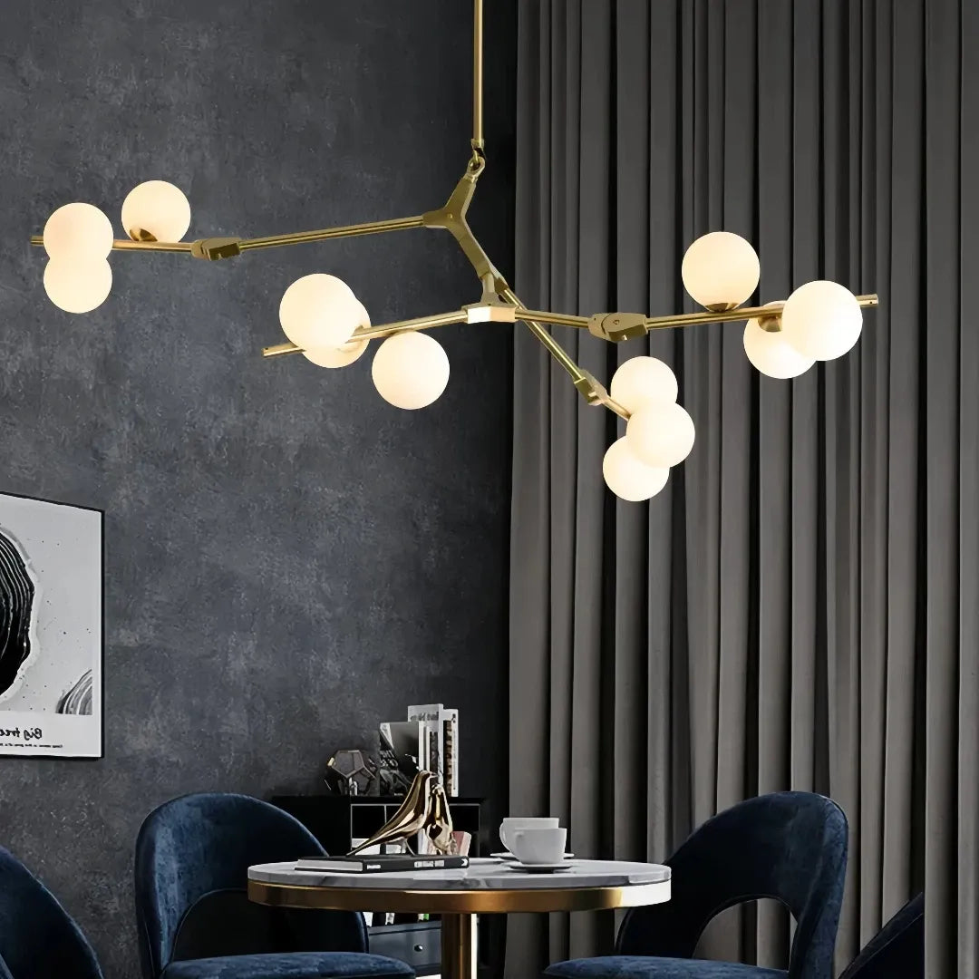 Moderne Kronleuchter Äste für Wohnzimmer mit Gelenkarmen
