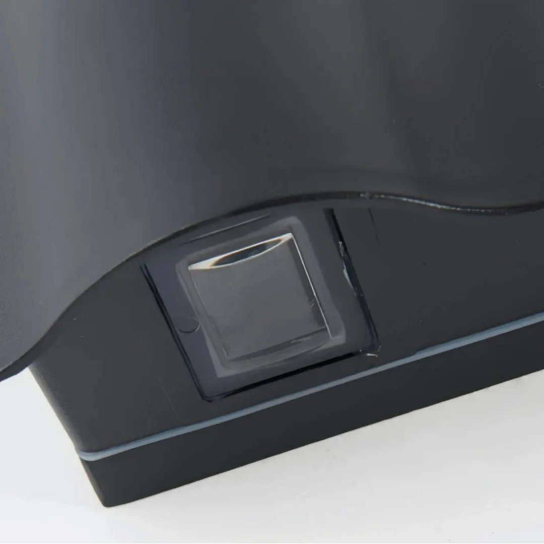 Schwarze LED-Wandleuchte für Hauswand, Eingang und Terrasse