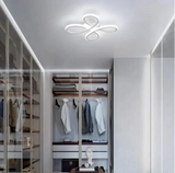 Moderne LED Deckenleuchte im Blumen-Design für Flur