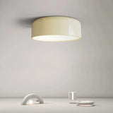 Runde dimmbare LED-Deckenleuchte im Morandi-Stil für Schlafzimmer