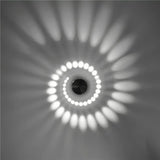 Moderne LED Wandleuchte aus Aluminium mit Lichteffekt für Flur, RGB