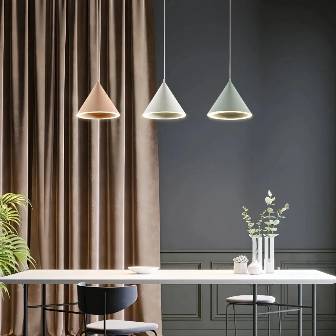 Macaron Pendelleuchte mit Kaltweißlicht