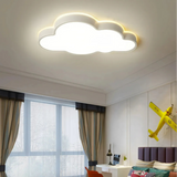 Moderne Wolken-Deckenleuchte in Weiß fürs Kinderzimmer
