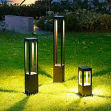 Moderne schwarze Garten-Wegeleuchte mit IP65