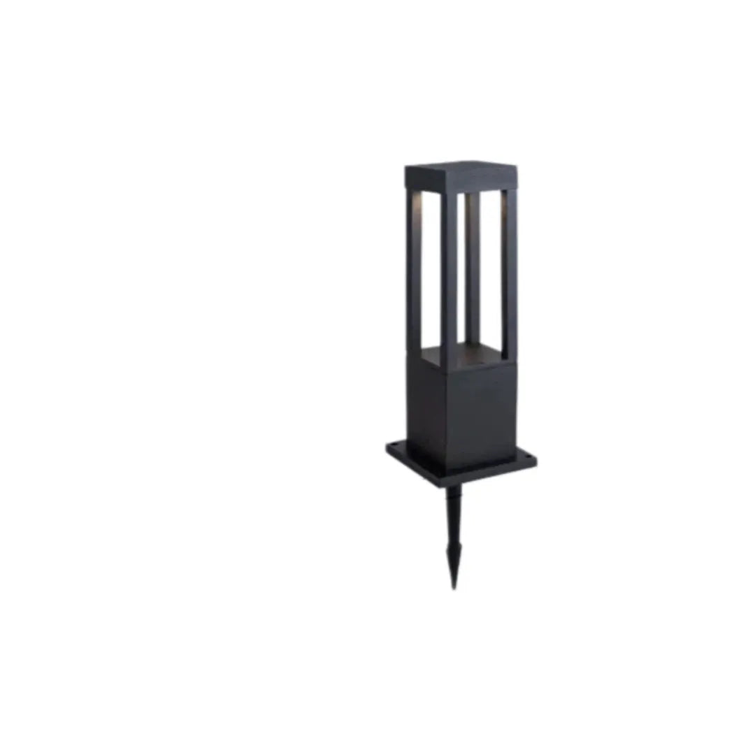 Moderne schwarze Garten-Wegeleuchte mit IP65