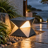 Moderne schwarze Terrassenlaterne IP65 für Garten