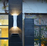 LED Außenwandleuchte Up and Down – modern, IP65, für den Außenbereich