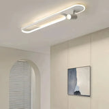 Moderne flache LED Deckenlampe mit schwenkbarem 355° Spot