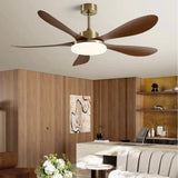Moderner Deckenventilator mit Fernbedienung und Licht