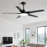 Moderner Deckenventilator mit Licht und 5 Flügeln