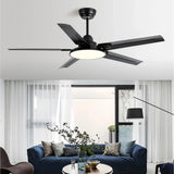 Moderner Deckenventilator mit Licht und 5 Flügeln