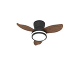 Moderner 3-flügeliger Deckenventilator mit Licht und Fernbedienung