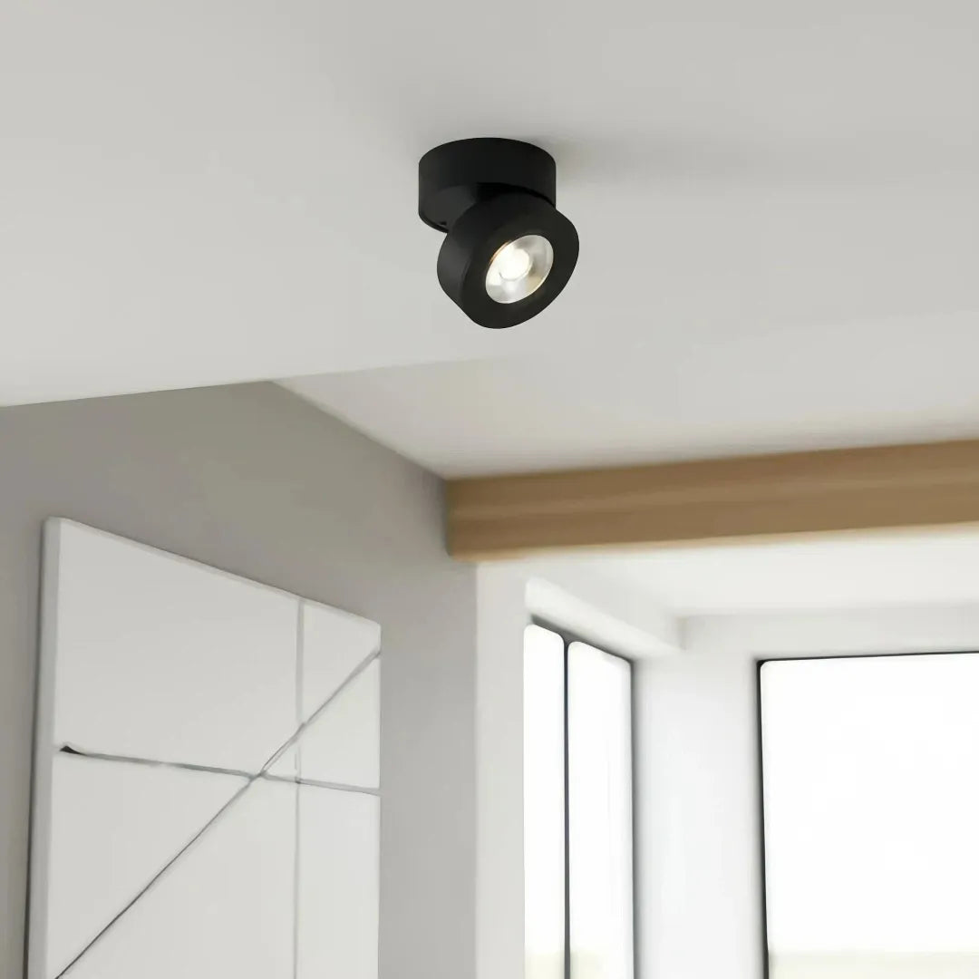 Moderner runder LED-Deckenstrahler verstellbar ideal für Wohnzimmer