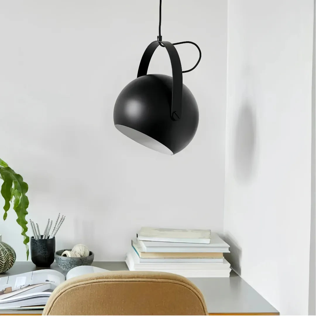 Moderne Metall-Pendelleuchte 20 cm mit warmweißem Licht