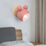 Kinderzimmer-Wandlampe in Rosa mit warmweißem Licht