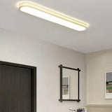 Ovale LED-Deckenleuchte modern für Flur und Eingangsbereich