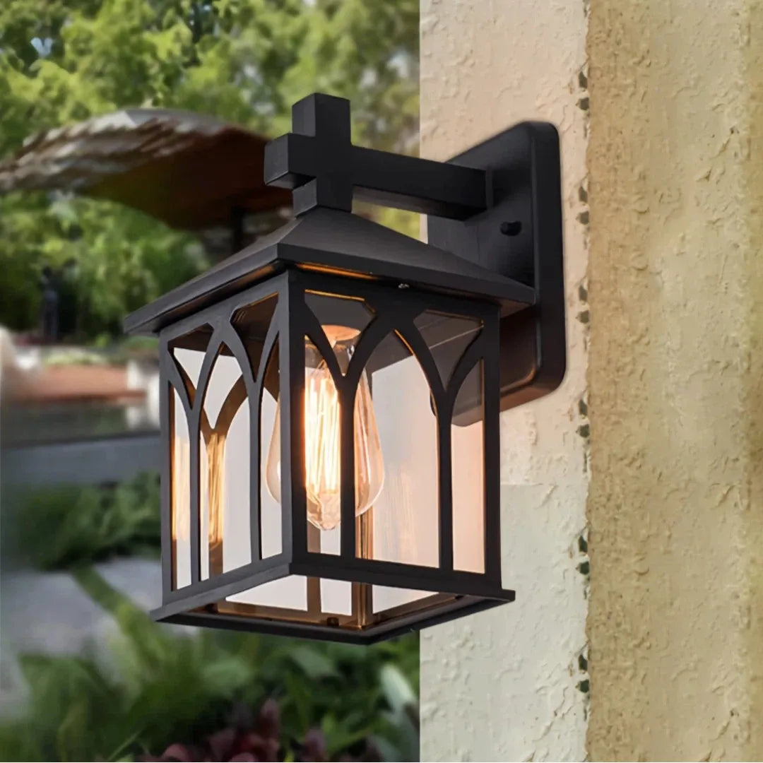 Retro Außenwandleuchte IP65 für Garten und Terrasse
