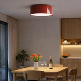 Runde dimmbare LED-Deckenleuchte im Morandi-Stil für Schlafzimmer