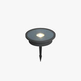 Runde Solar-Bodeneinbauleuchte für den Garten