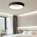Geschwungene, dimmbare LED-Deckenleuchte in Ringform für Schlafzimmer