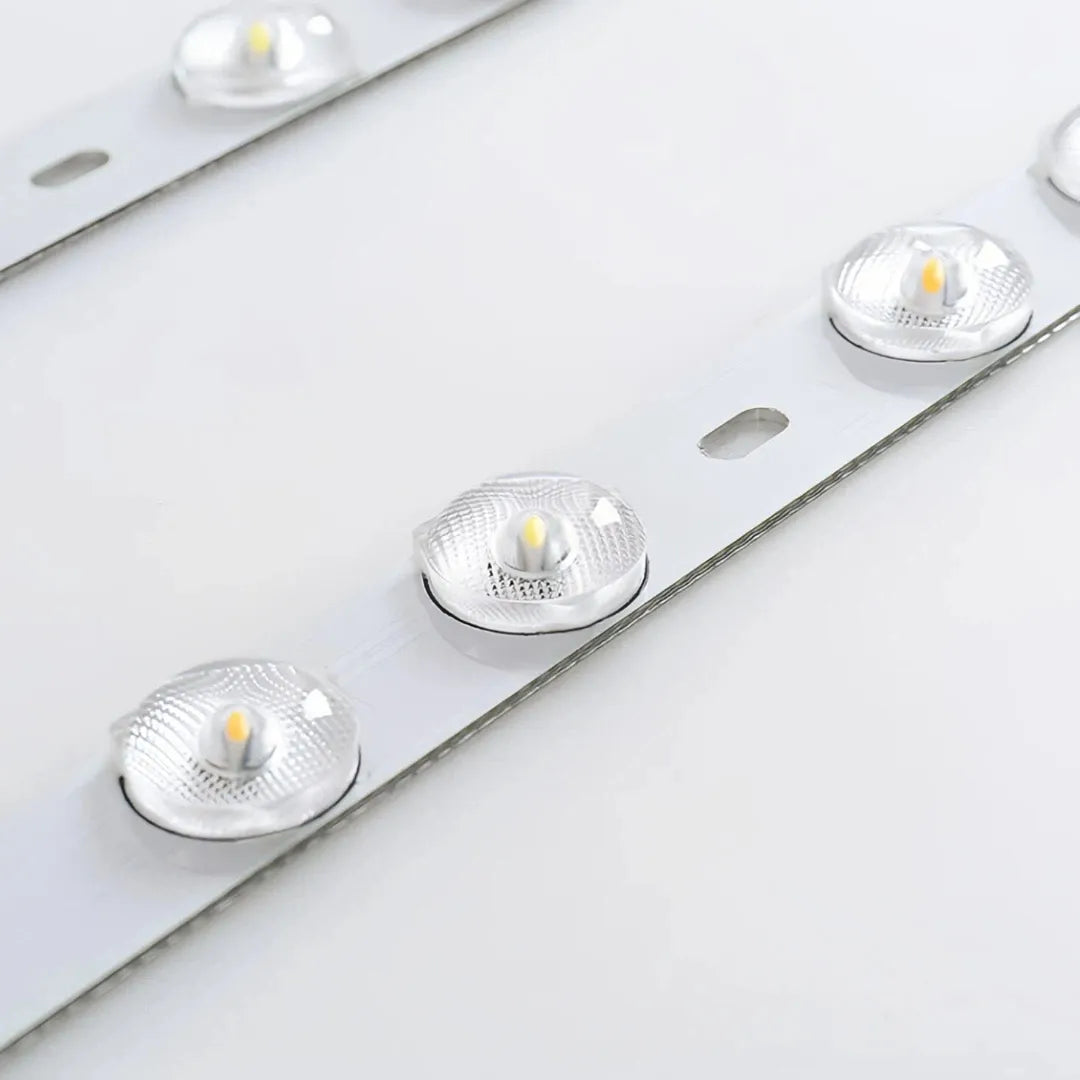 Runde LED-Deckenleuchte im skandinavischen Stil