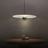 Moderne UFO Hängeleuchte für Esszimmer, höhenverstellbar, schwarz