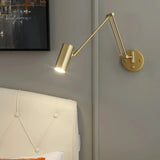 Schwenkbare Wand Leselampe dimmbar, modernes Design für das Schlafzimmer