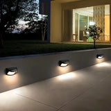 Solar-Außenwandleuchte IP65 für Garten und Terrasse