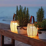 Solar-Gartenlaterne LED tragbar IP65