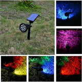 Solar-LED-Gartenstrahler mit Erdspieß, IP65