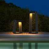 Moderne Gartenlaterne Solar aus Metall mit IP65
