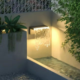 Solar Aussenwandleuchte LED für den Außenbereich, Modernes Design