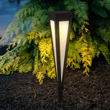 Solar Erdspießleuchten für den Garten – Schwarz, IP65
