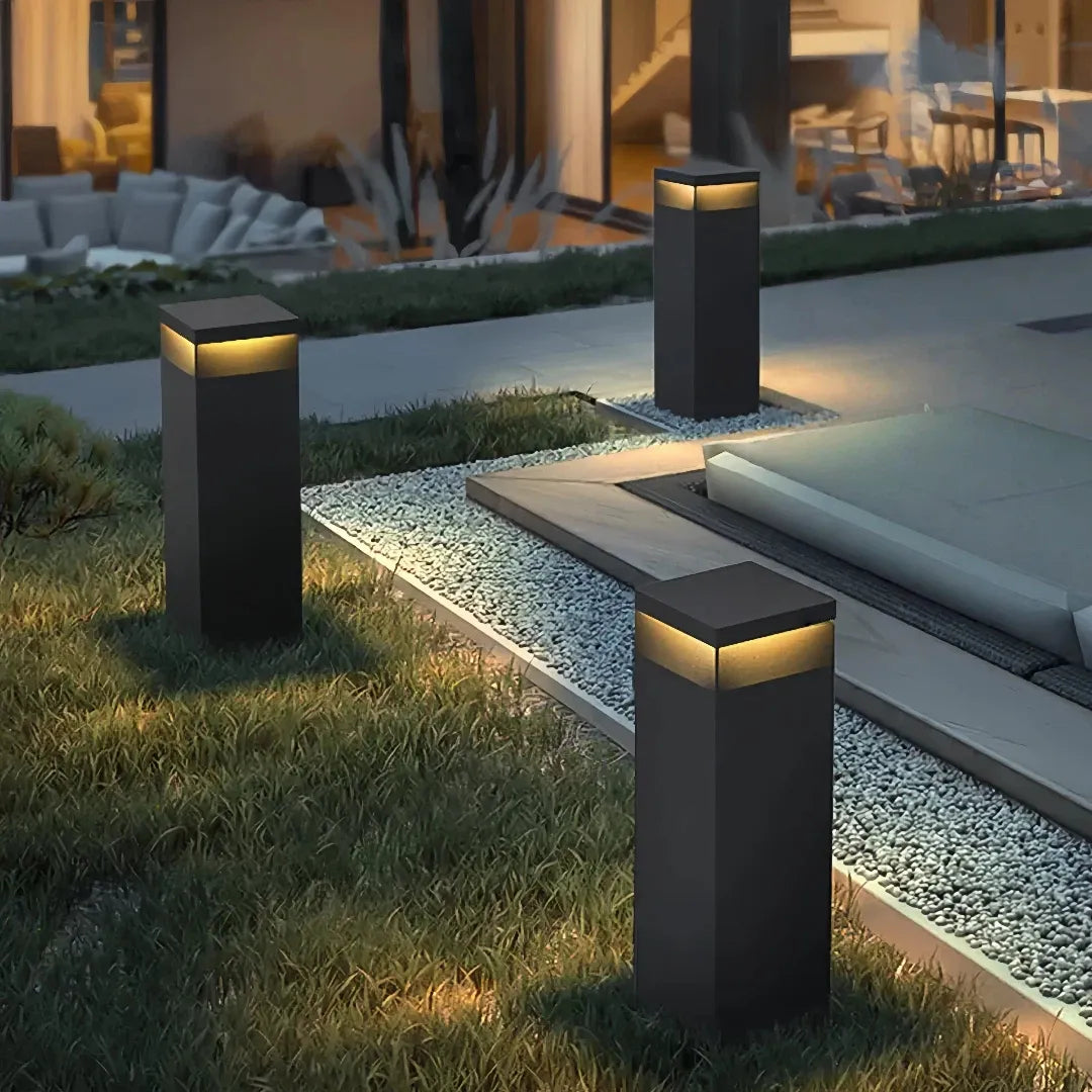 Solar LED Wegeleuchte für den Garten – IP65 wasserdicht, Schwarz