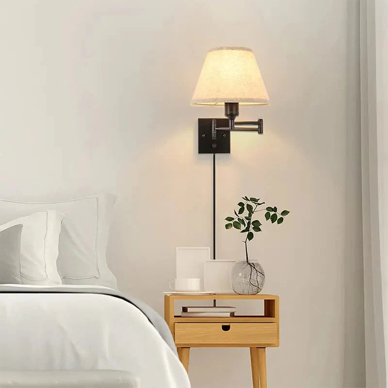 Moderne LED Wandleuchte fürs Schlafzimmer dimmbar und verstellbar