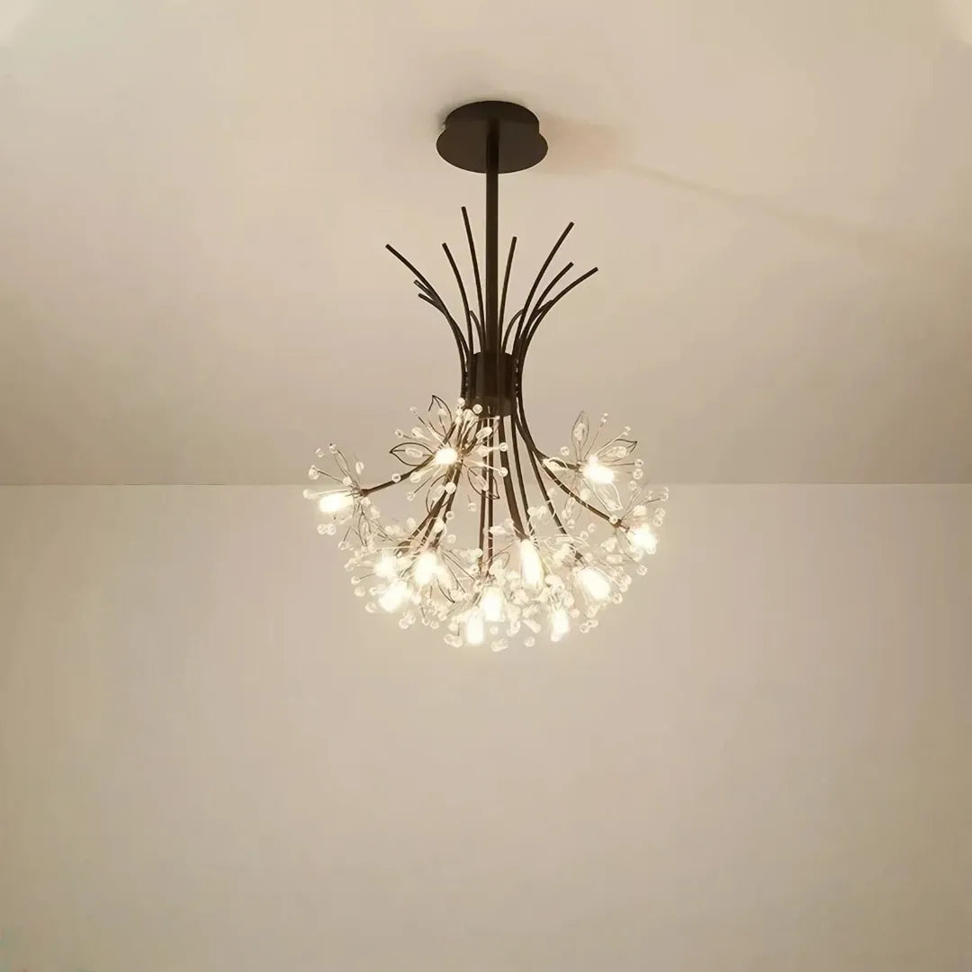 Moderner Kristall Blumen Kronleuchter für das Esszimmer