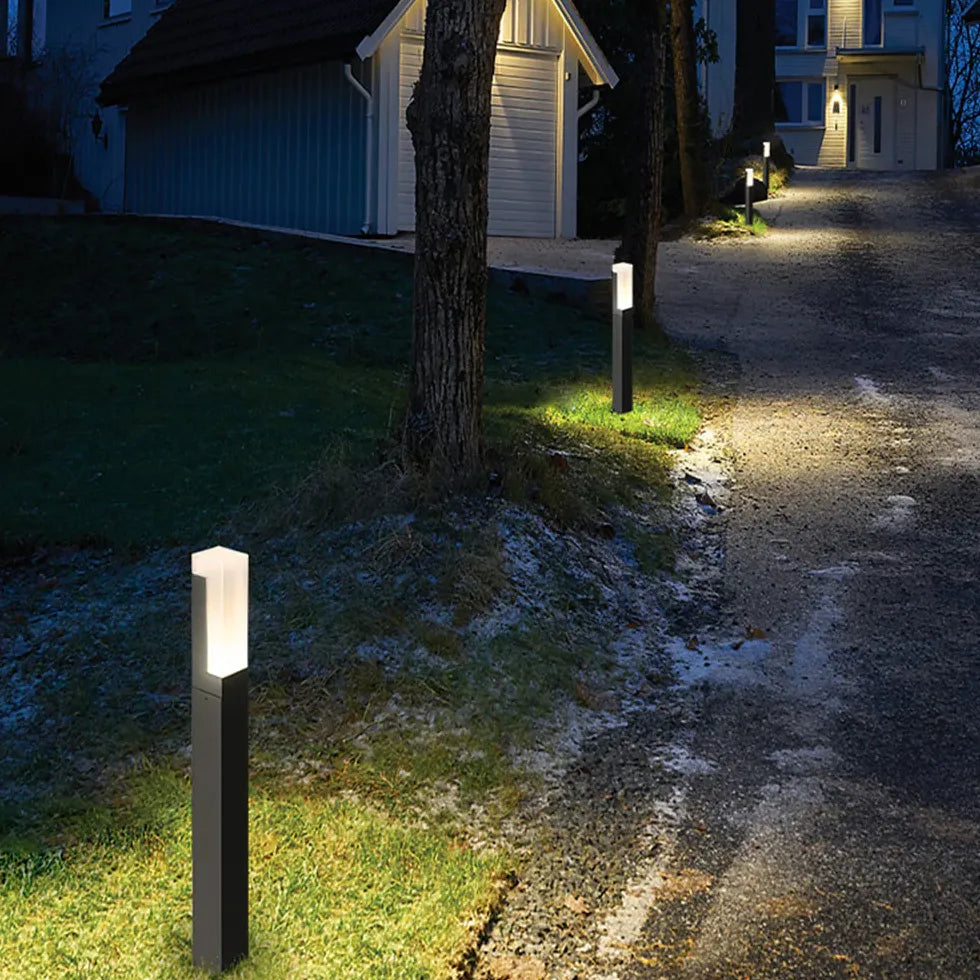 Bodenstrahler außen eckig stilvoll energieeffizient modern - Lampe Markt