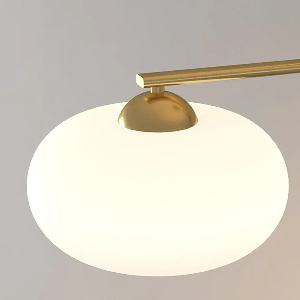 Esszimmer Hängelampe LED Glas weiß modern - Lampe Markt