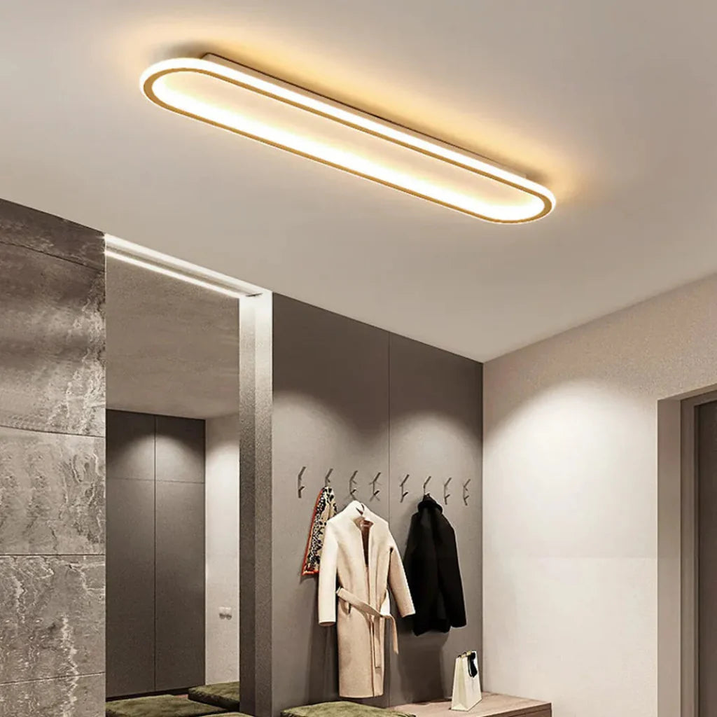 Deckenleuchte LED Farbwechsel modern ovales Design - Lampe Markt